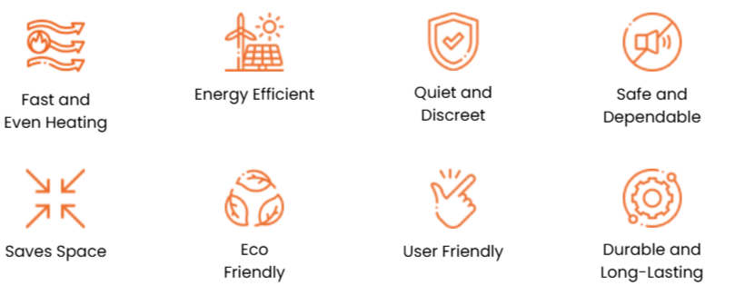 Cozy Air Heat Portable Heater Features