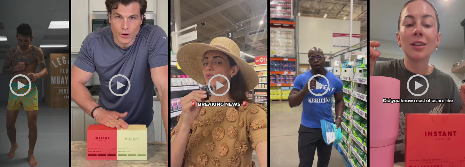 Instant Hydration Customers